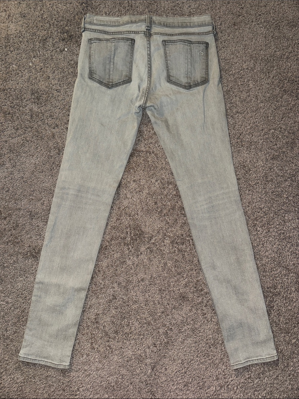 rag & bone Gray Denim Jeans Skinny Fit - Picture 9 of 12